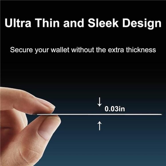 RFID Blocking Cards- 4 Pack, Premium Contactless NFC Debit Credit Card Protector - Picture 6 of 7
